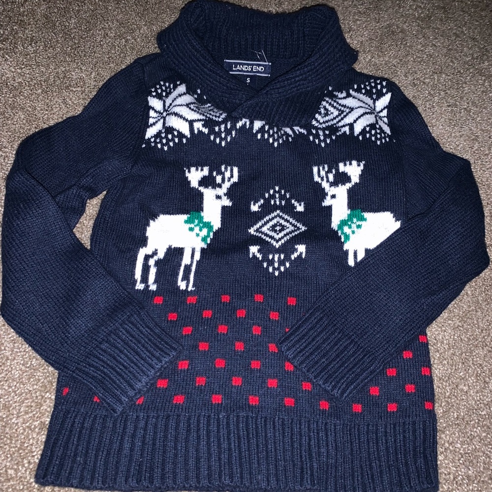 Navy sweater size 4t